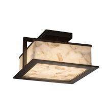 Justice Design Group ALR-7517W-DBRZ - Laguna 12" LED Outdoor Flush-Mount