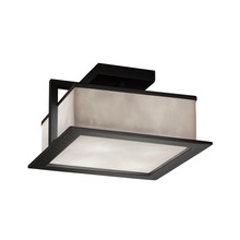 Justice Design Group CLD-7517W-MBLK - Laguna 12" LED Outdoor Flush-Mount