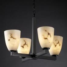 Justice Design Group FAL-8829-15-MBLK - Modular 4-Light Chandelier