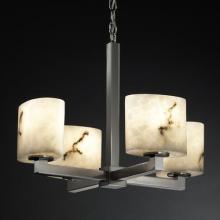 Justice Design Group FAL-8829-30-MBLK - Modular 4-Light Chandelier