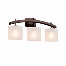 Justice Design Group FSN-8593-30-FRCR-DBRZ - Archway 3-Light Bath Bar