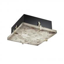 Justice Design Group ALR-5555-NCKL - Clips 12" Square Flush-Mount