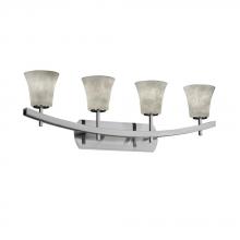 Justice Design Group CLD-8594-10-MBLK - Archway 4-Light Bath Bar