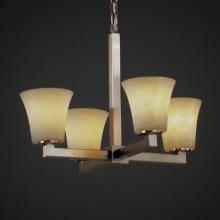 Justice Design Group CLD-8829-15-MBLK - Modular 4-Light Chandelier