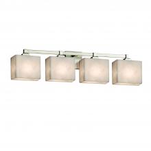 Justice Design Group CLD-8434-55-NCKL - Regency 4-Light Bath Bar