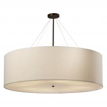  FAB-9597-CREM-DBRZ-LED8-5600 - Classic 48” LED Drum Pendant