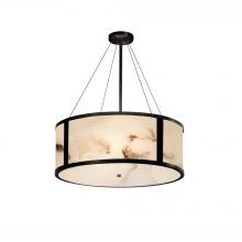 Justice Design Group FAL-9544-MBLK - Tribeca 36" Drum Pendant