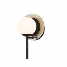 Justice Design Group FSN-4221-OPAL-MBBR - Halo 1-Light Wall Sconce