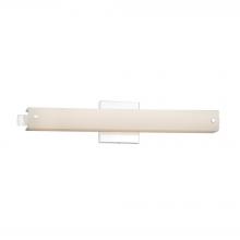 Justice Design Group FSN-8681-OPAL-CROM - Edge 23&#34; ADA Linear LED Wall/Bath