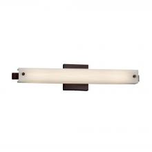 Justice Design Group PNA-8681-WAVE-DBRZ - Edge 23&#34; ADA Linear LED Wall/Bath