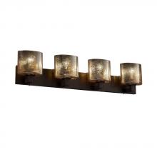 Justice Design Group FSN-8924-30-MROR-MBLK - Modular 4-Light Bath Bar