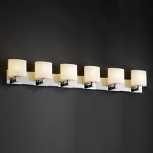 Justice Design Group FSN-8926-30-RBON-NCKL - Modular 6-Light Bath Bar