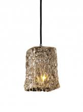 Justice Design Group GLA-8816-26-CLRT-MBLK-RIGID - Small 1-Light Pendant