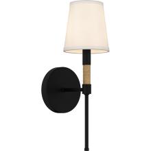 Quoizel BYL8705MBK - Bayside 1-Light Matte Black Wall Sconce