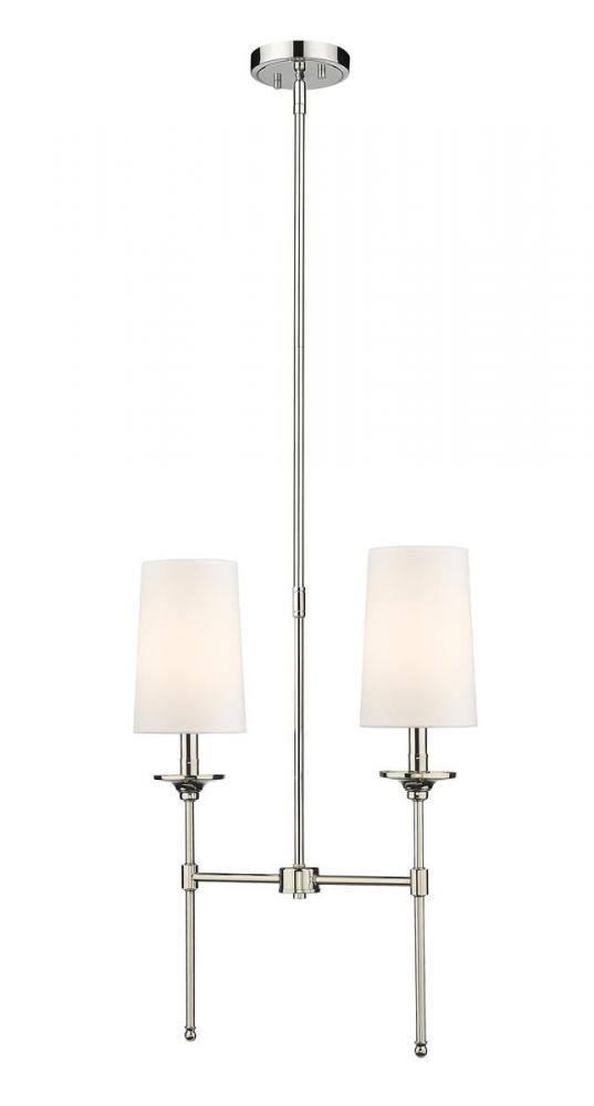 2 Light Linear Chandelier