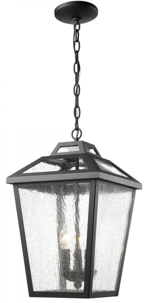 3 Light Outdoor Chain Mount Ceiling Fixture