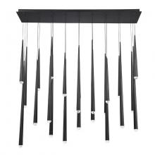 Modern Forms US Online PD-41723L-BK - Cascade Multilight Pendant Light