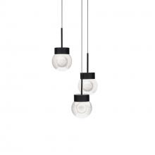 Modern Forms US Online PD-82003R-BK - Double Bubble Multilight Pendant Light