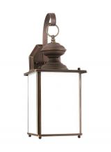 Generation Lighting 84158DEN3-71 - Jamestowne transitional 1-light LED large outdoor exterior Dark Sky compliant wall lantern sconce in