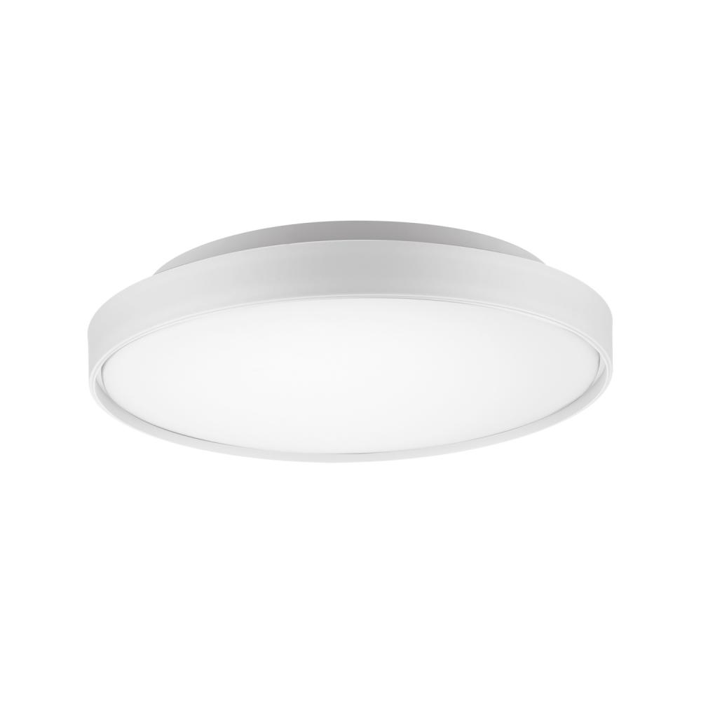 Brunswick 18-in White LED Flush Mount