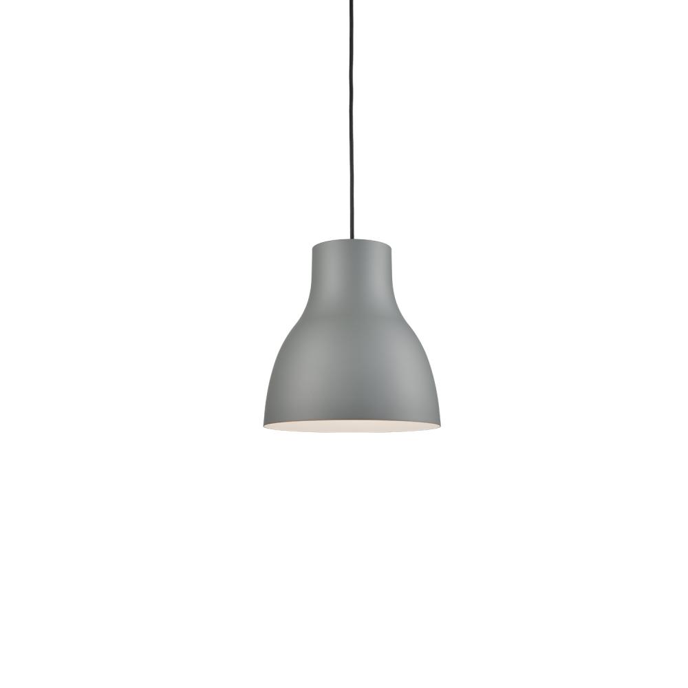 Cradle 13-in Gray 1 Light Pendant