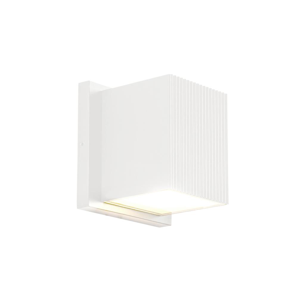 Mavis 4-in White LED Exterior Wall Sconce