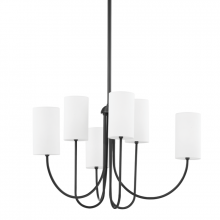 Hudson Valley 6828-OB - 6 LIGHT CHANDELIER