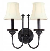 Hudson Valley 8712-PN - 2 LIGHT WALL SCONCE