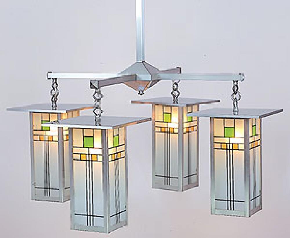 9&#34; franklin long body 4 light chandelier