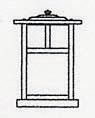 7" mission column mount with t-bar overlay