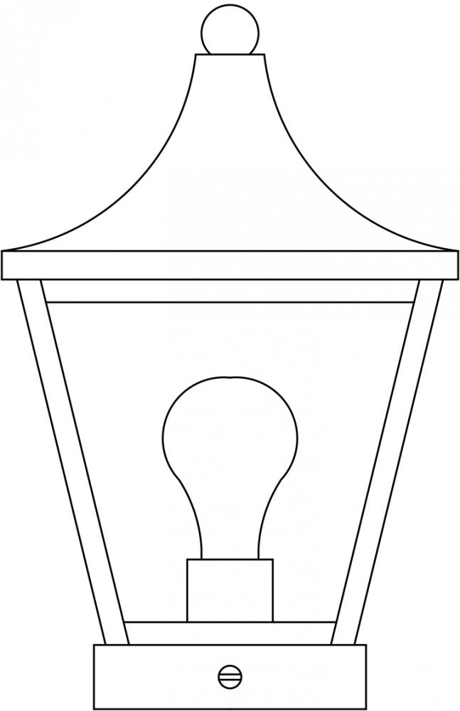 8" Nantes column mount