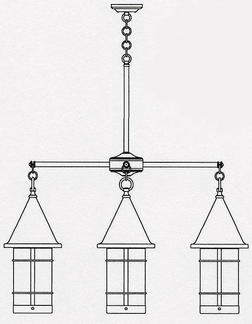 9" valencia 5 light chandelier