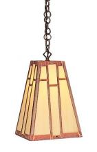 Arroyo Craftsman AH-8AM-BZ - 8" asheville hanging pendant