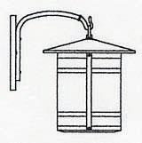 Arroyo Craftsman BB-11LCR-N - 11" berkeley long body wall mount