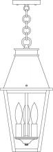 Arroyo Craftsman CRH-8CLR-RC - 8" croydon pendant