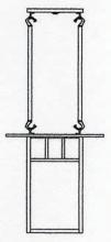 Arroyo Craftsman HCM-14DTTN-VP - 14" huntington hanging pendant with double t-bar overlay