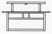 Arroyo Craftsman HCM-15EGW-BZ - 15" huntington ceiling mount without overlay (empty)