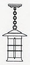 Arroyo Craftsman NH-9LTN-MB - 9" newport long body pendant