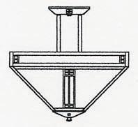 Arroyo Craftsman PIH-18M-RC - 18" prairie inverted ceiling mount