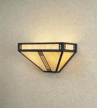 Arroyo Craftsman PS-12WO-BK - 12" prairie sconce