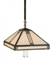 Arroyo Craftsman PSH-18F-RB - 18" prairie stem hung pendant