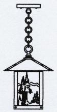 Arroyo Craftsman TRH-9MNAM-VP - 9" timber ridge pendant with mountain filigree