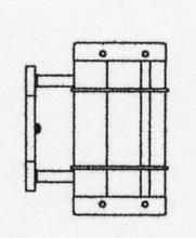 Arroyo Craftsman VS-9NRCS-RB - 9" valencia sconce - no roof