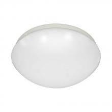 Jesco RE-GEO-FM-94014-3080-WH - JESCO 14-inch Round Mushroom LED Acrylic Surface Mount 3000K