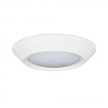 Jesco RE-GEO-FM-99206-3580-WH - JESCO 1-light 6" LED disk Light - Mutli-Groove Design 3500K