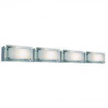 Jesco WS307H-4GL - Four-Light Mini Rectangular Glass Bar