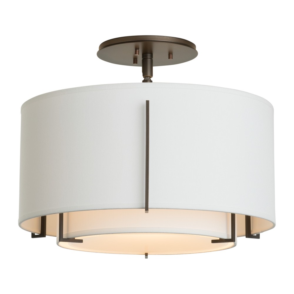 Exos Small Double Shade Semi-Flush