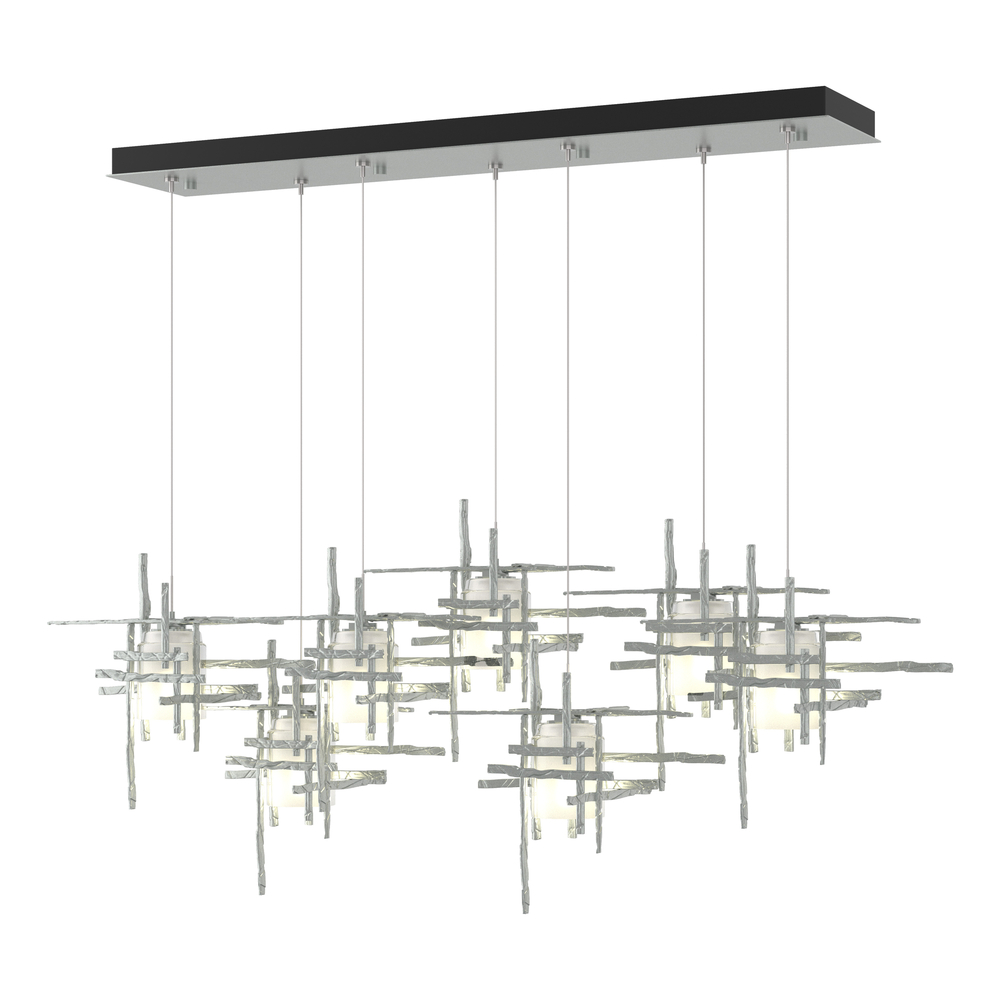 Tura 7-Light Frosted Glass Pendant