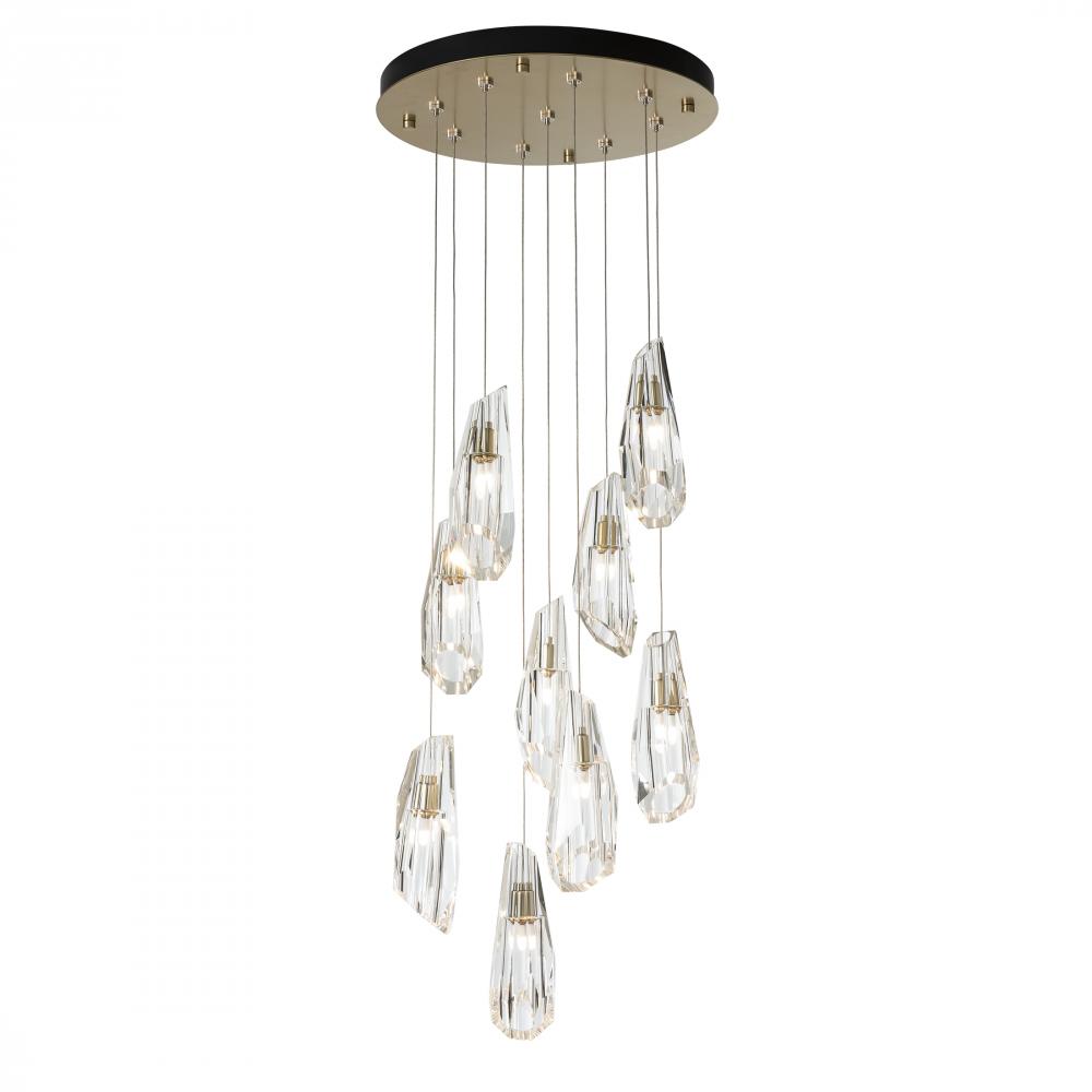 Luma 9-Light Large Crystal Pendant