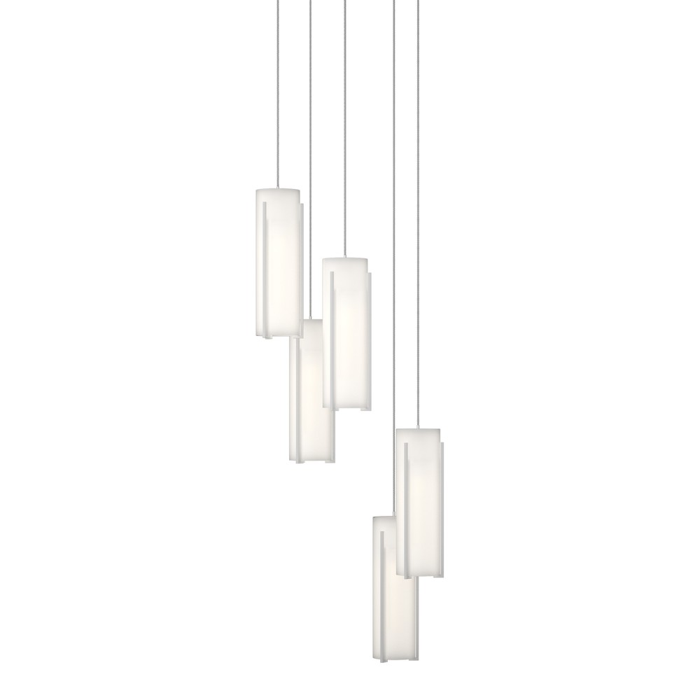 Exos Glass 5-Light Pendant